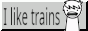 I Like Trains 88x31 button